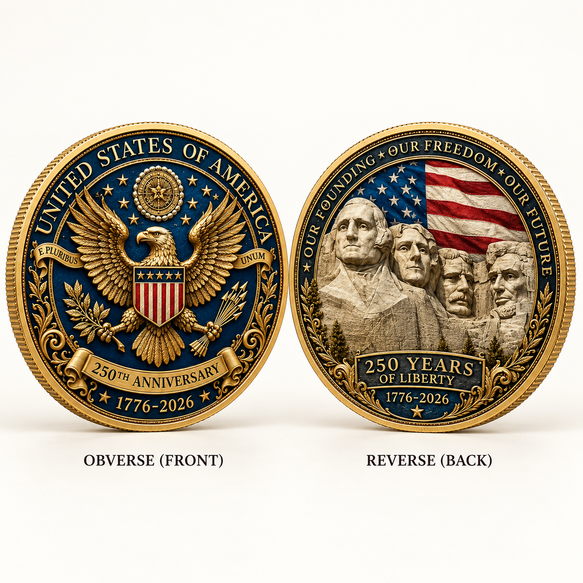 ππΊπΈ Limited Edition! 1776β2026 250 Years of Liberty Commemorative Coin