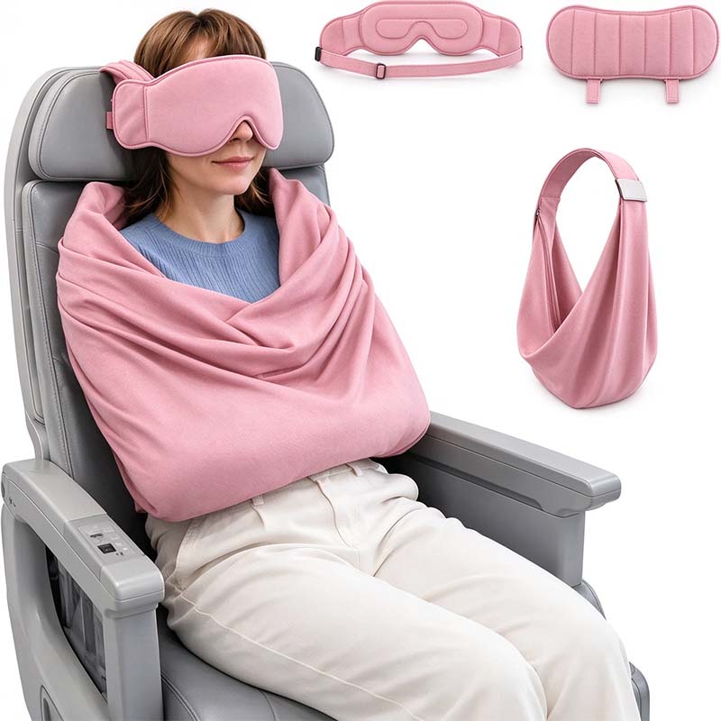 3-in-1 Airplane Sleep Support System - Carry On-Friendly Travel Bedding Accessory Set βοΈ