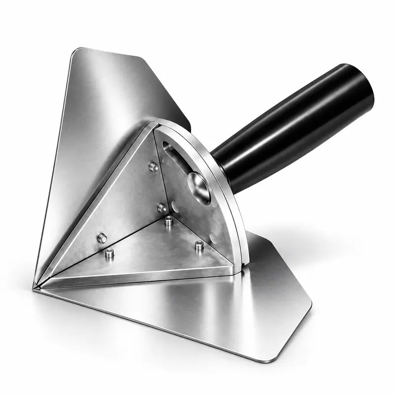 Stainless Interior Corner Finishing Trowel Stainless Steel, Silver Shaped Finishing Tool π οΈ