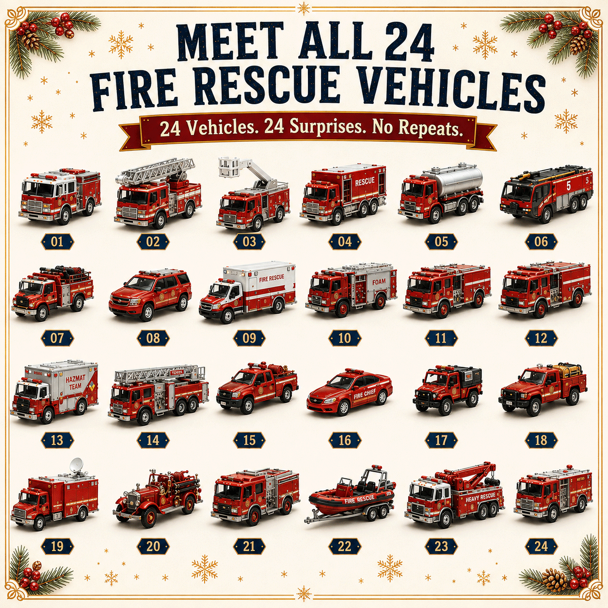 ๐Fire Rescue 24-Day Advent Calendar