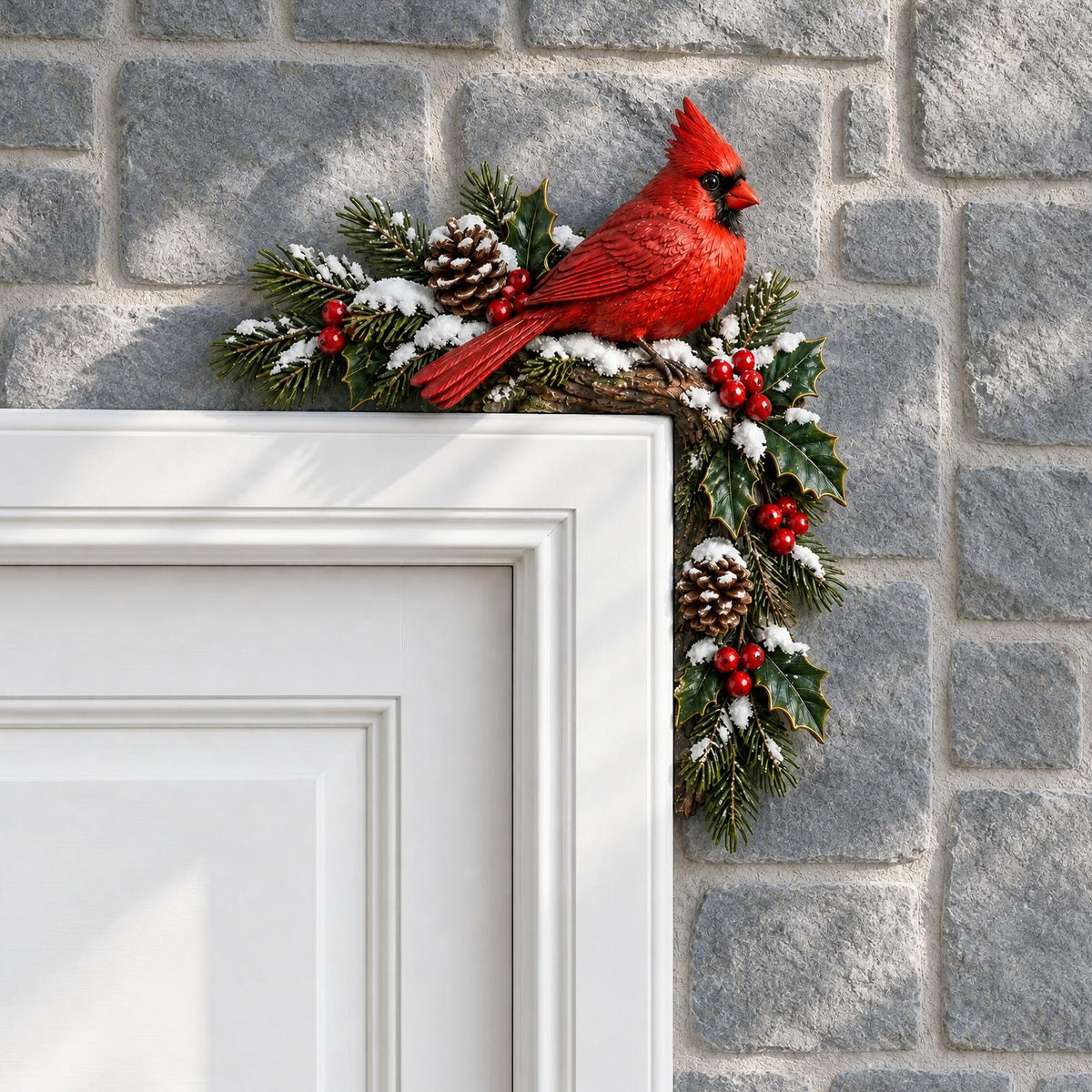 ✨Cardinal Winter Door Topper