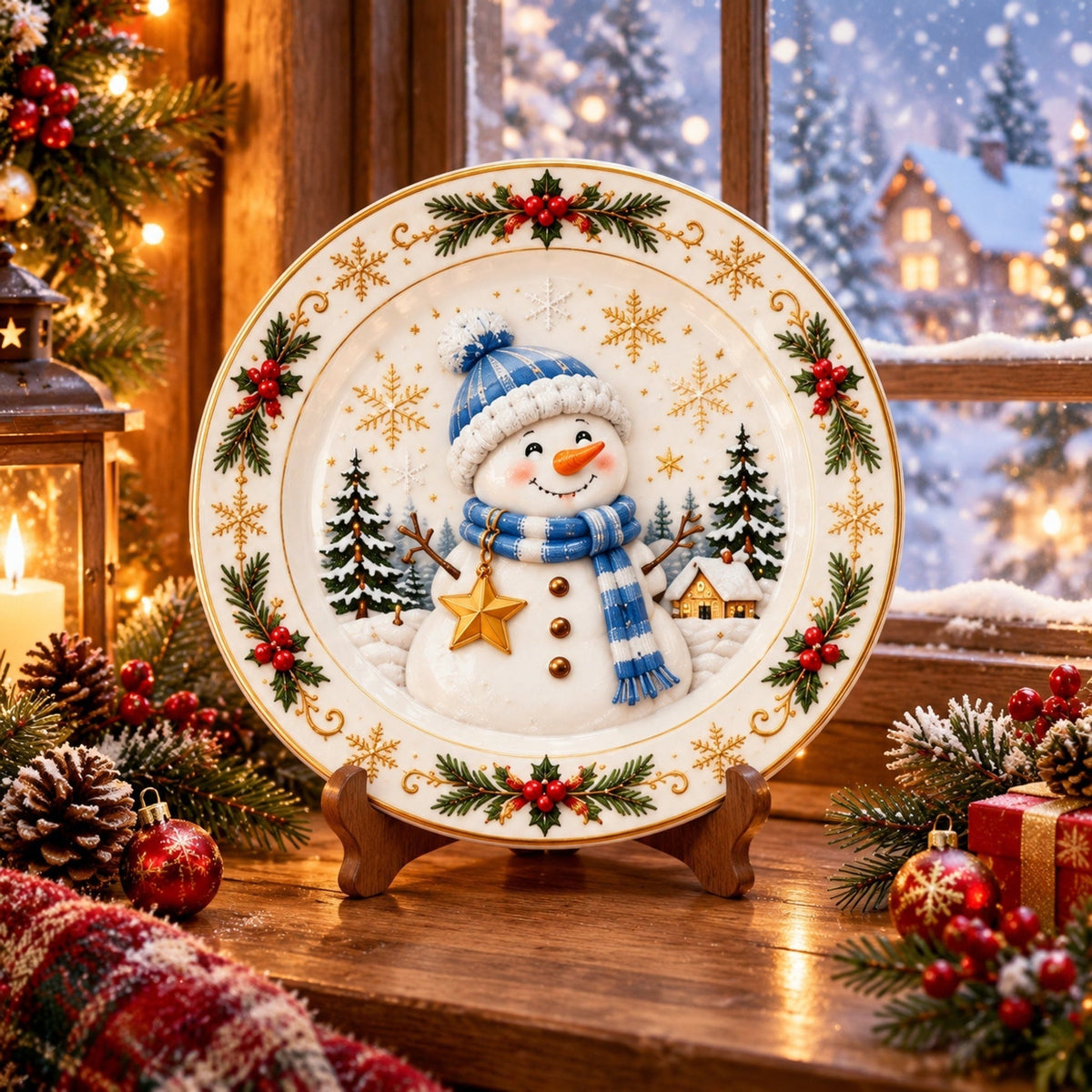 🎅Christmas Dinner Plate Collection – 6 Festive Holiday Designs