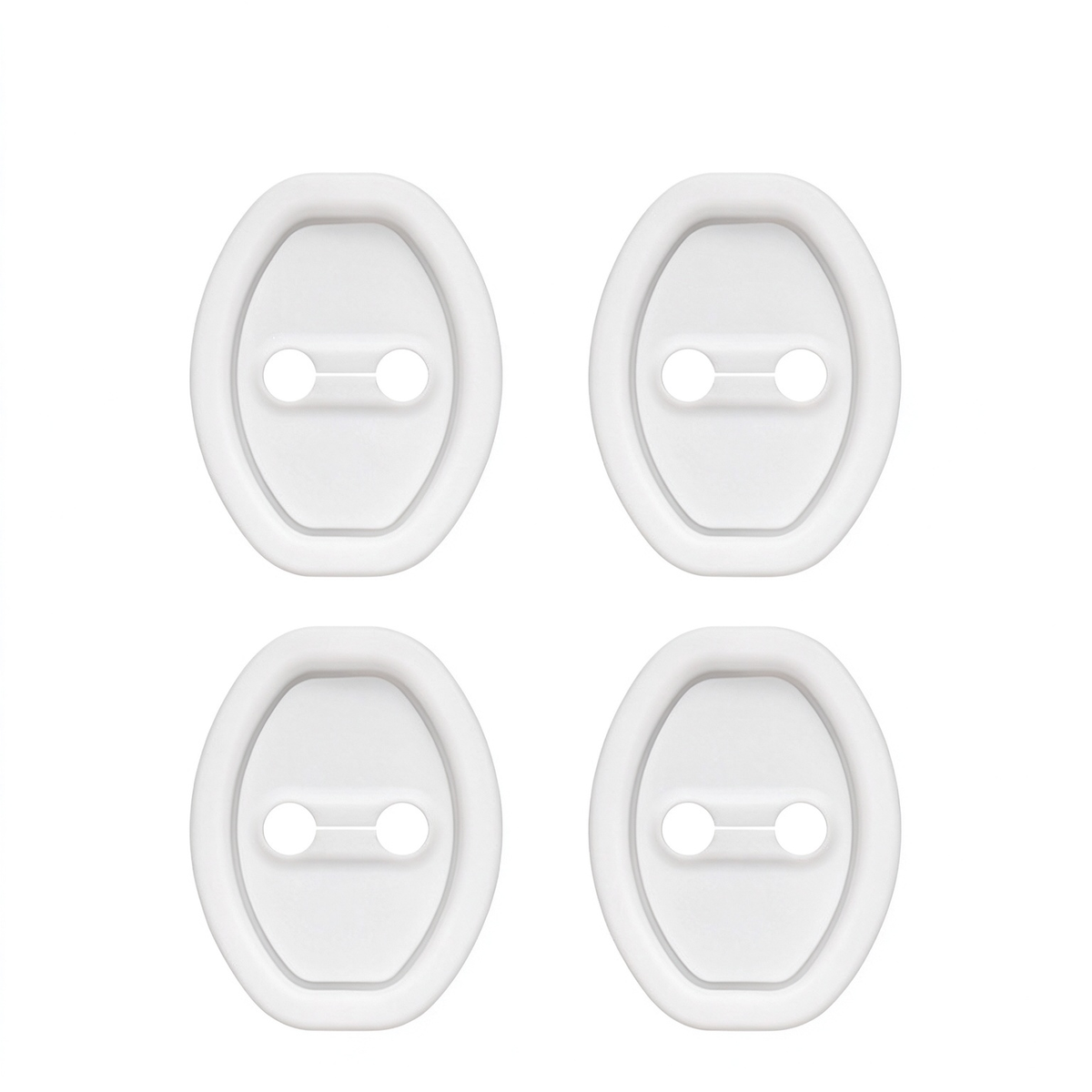 4 Pcs Door Latch Lock Covers, Experience Seamless Installation with Our Self-Adhesive Design πͺ