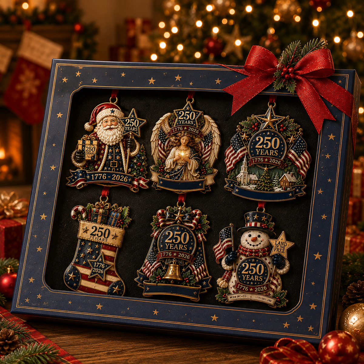 2026 America 250 Years Christmas Ornament Collection