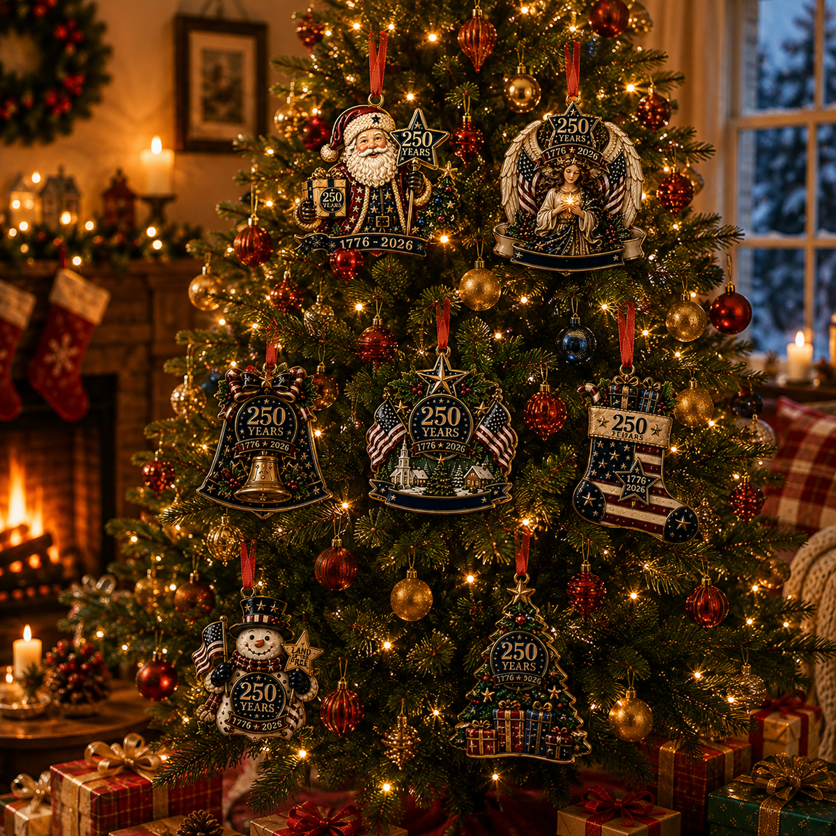 2026 America 250 Years Christmas Ornament Collection