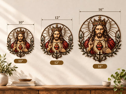 ✝️🙏Sacred Heart of Jesus Metal Wall Art