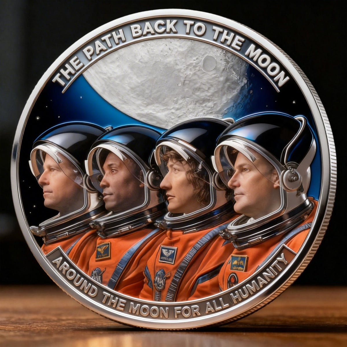 🎉🇺🇸 Limited Edition! 🔥🌕 Artemis II Lunar Mission Commemorative Coin