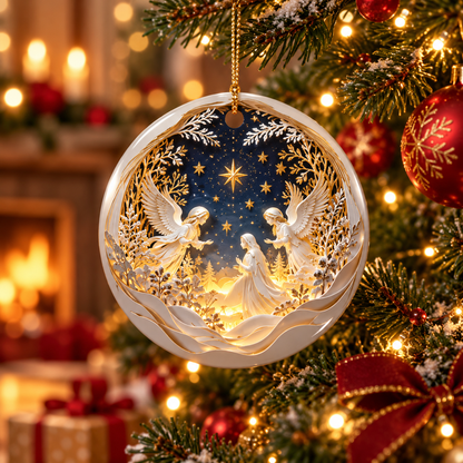 ⏳ Last Day 50% OFF – 👼 Heavenly Angels Christmas Ornament