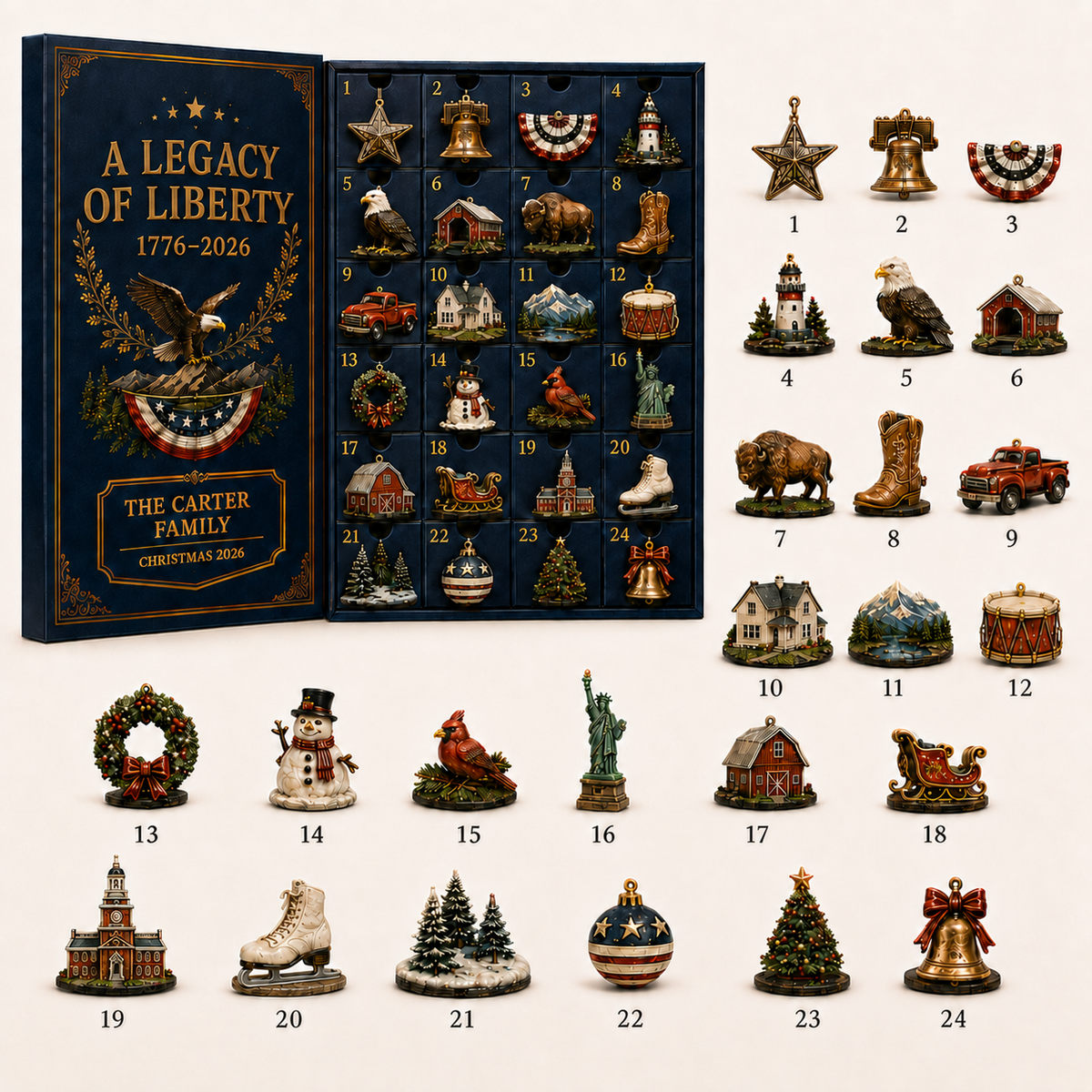 🎉🇺🇸 Limited Edition! 🔥Only 250 Available!🌟A Legacy of Liberty Advent Calendar 2026
