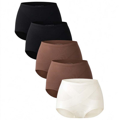 5-Pack Women's Classic Panties, Seamless High Waist Essential Underwear 🌸
