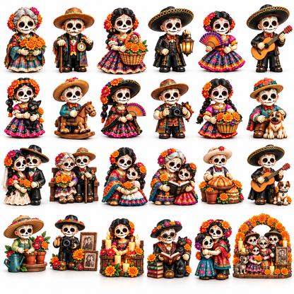 24 Days of Family, Memory & Love — Día de Muertos Marigold Family Keepsakes Advent Calendar 2026