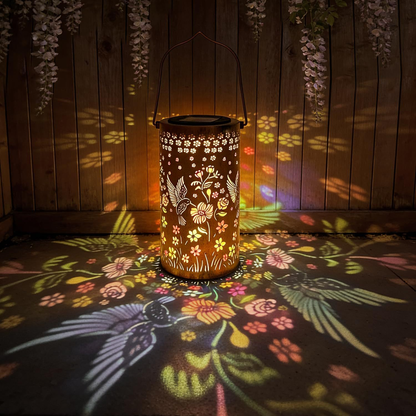 🔥Colorful Sunflower Glow Solar Garden Lantern