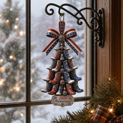 🇺🇸✨250th Anniversary Horseshoe Christmas Tree Ornament