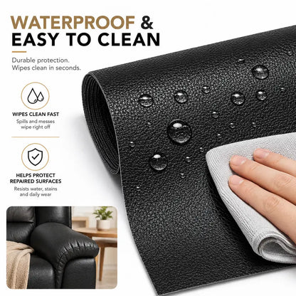 20*54 Inch Self-Adhesive Leather Sticker Patch Cuttable Sofa Repair ✨