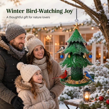 ✨Christmas Tree Bird Feeder 🎄 Festive Backyard Holiday Decor