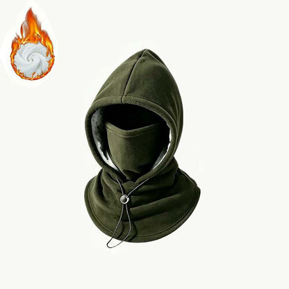 Integrated Flannel Warm Face Mask and Hat, Windproof and Warm🌬️