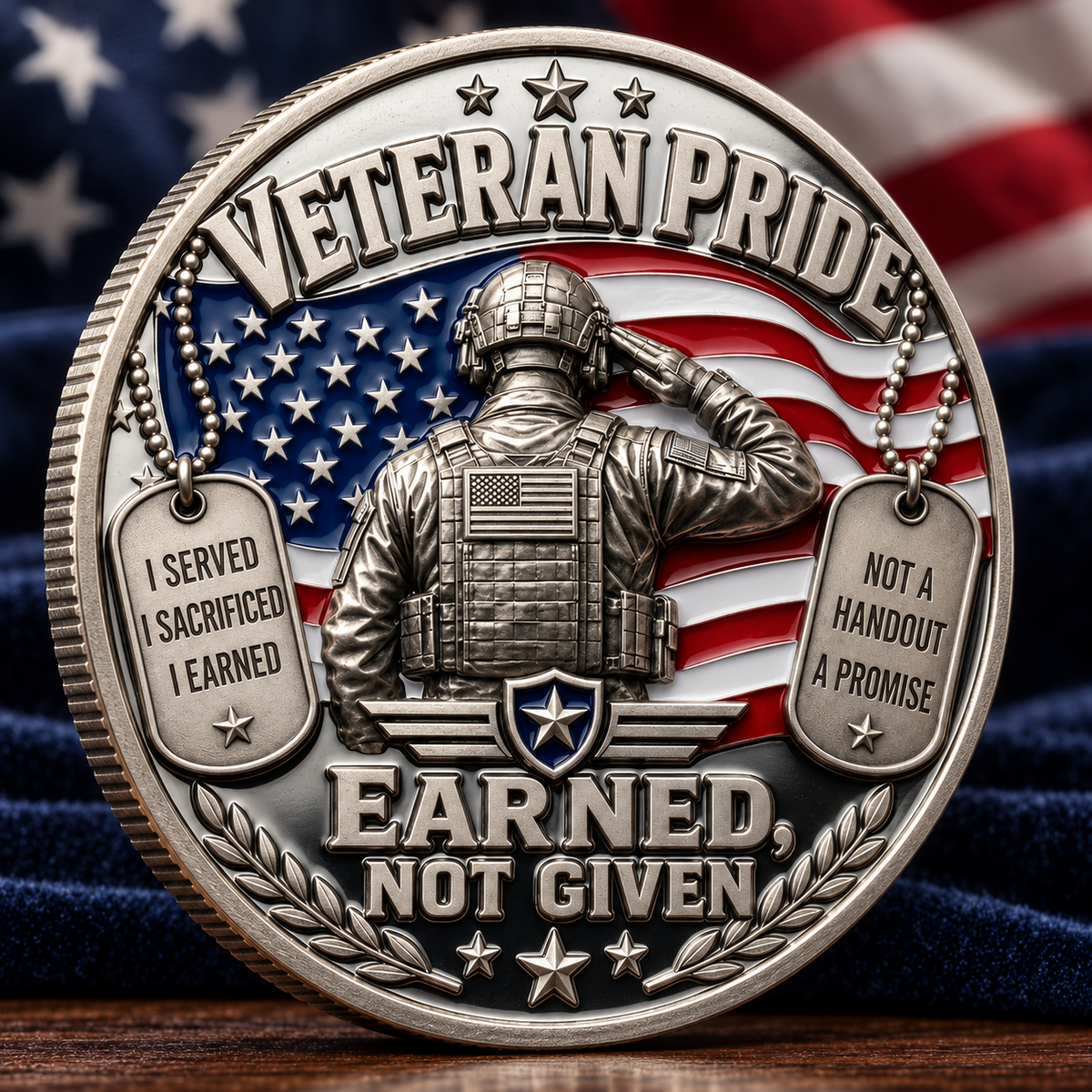 🎉🇺🇸 Limited Edition! 🔥 Only 250 Available! Veteran Pride DD-214 Commemorative Coin