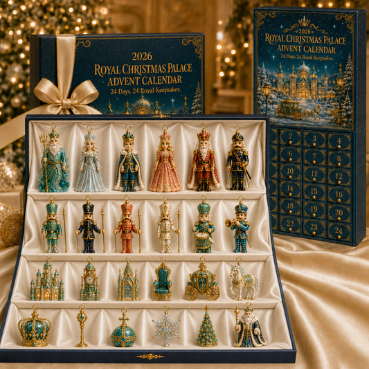 🎉🎄 Limited Edition! 🔥Only 250 Available!🌟2026 Royal Christmas Palace Luxury Countdown Gift Set