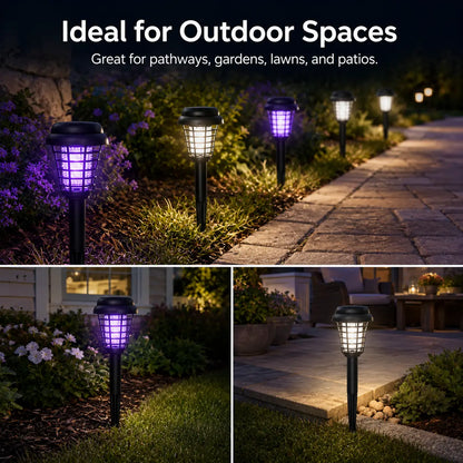 ☀️🦟 Solar Mosquito Zapper | 2-in-1 Bug Killer & Yard Light