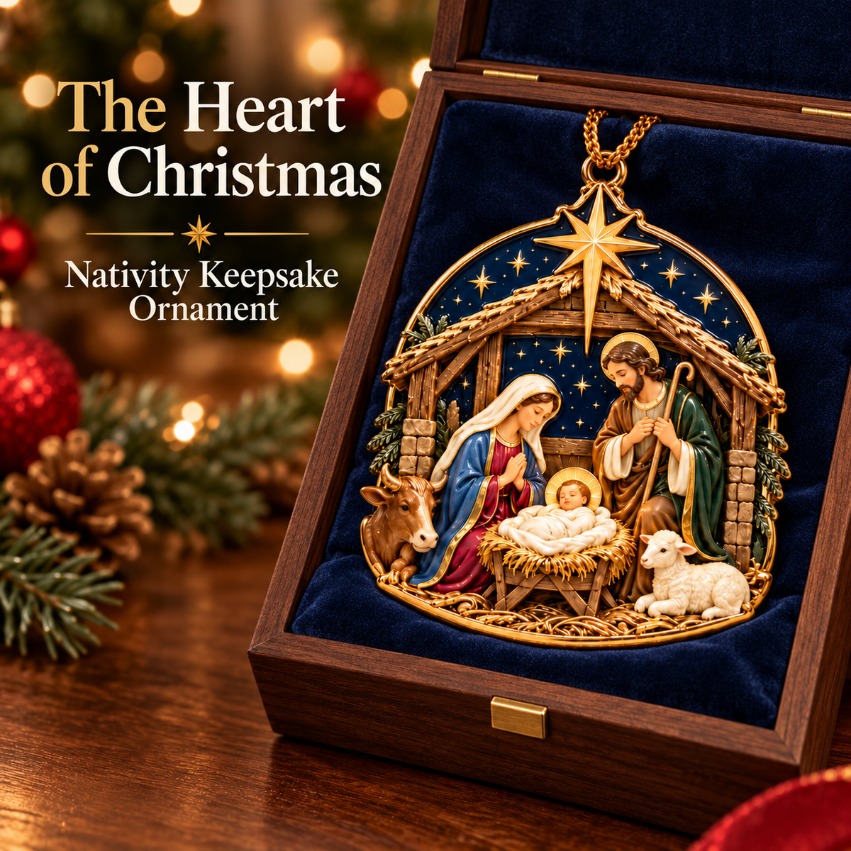 🎉🇺🇸 Limited Edition! 🔥 Sacred Symbols Christmas Ornament Collection