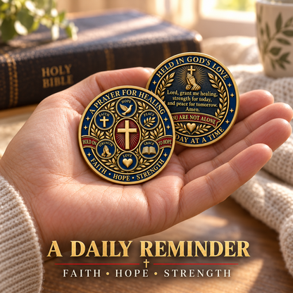 🎉🇺🇸 Limited Edition! 🔥Healing & Hope Faith Commemorative Coin