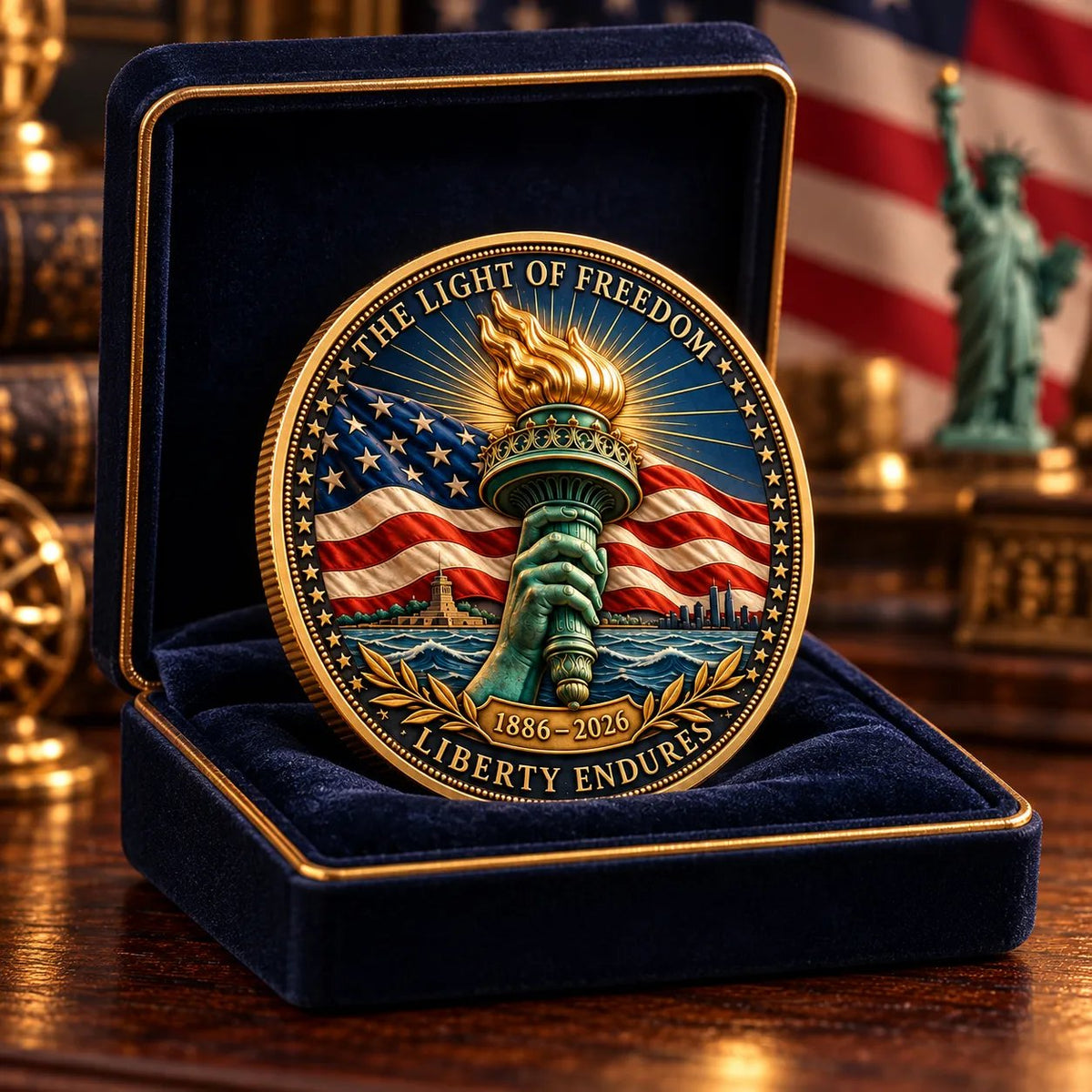 🗽 Statue of Liberty 140th Anniversary Commemorative Coin | 1886–2026 American Heritage Keepsake 🇺🇸