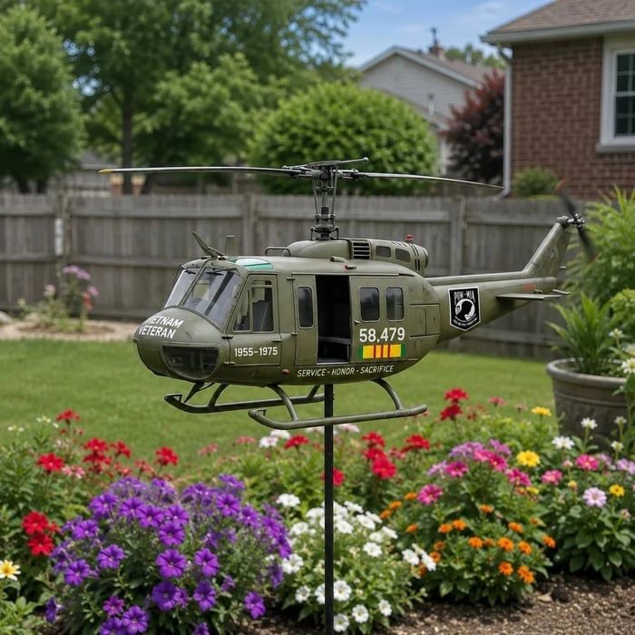 🏆Last Day Promo: 60% OFF 🎖️-Vietnam Veteran UH-1 Helicopter Wind Spinner