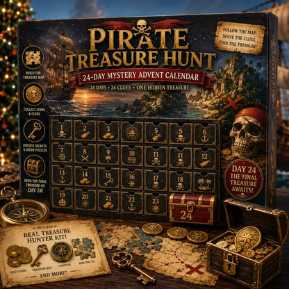 🎉🇺🇸 Limited Edition! 🔥🎁✨24-Day Mystery Adventure Advent Calendar Collection | 24 Clues, Hands-On Puzzles & One Final Reveal
