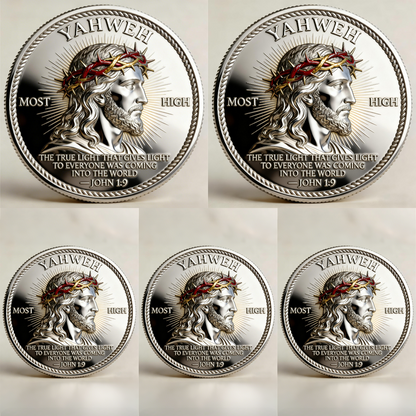 🏆🇺🇸 Limited Edition!🔥 🙏“Yahweh – The Living Light” Faith Commemorative Coin