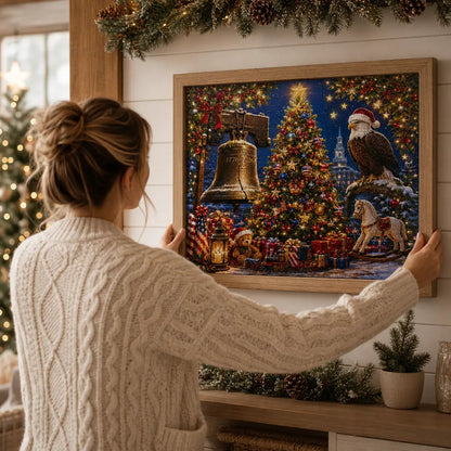 🎉🎄 Limited Edition!🔥🦅 250th Anniversary Christmas Jigsaw Puzzle