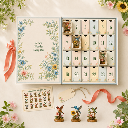 FLUTTER & BLOOM 24-Day Hummingbird Discovery Box