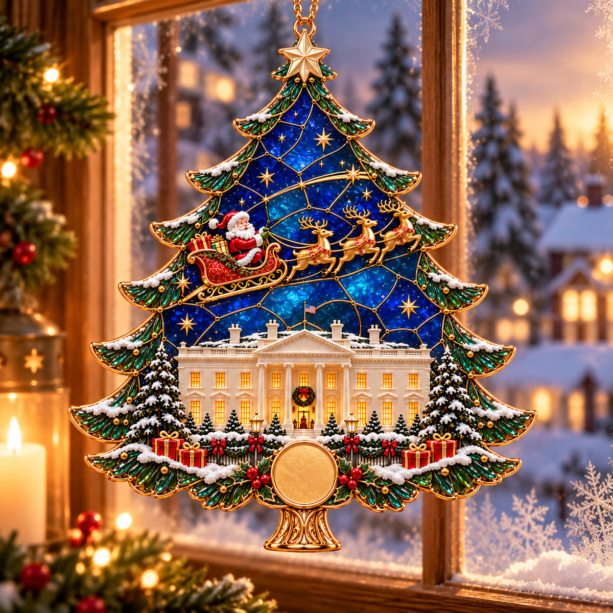 🎄 250th Anniversary Christmas Tree Ornament – 1776–2026 Keepsake