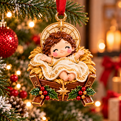 🎁 50% OFF Today! 🎄 Nativity Characters Christmas Ornaments