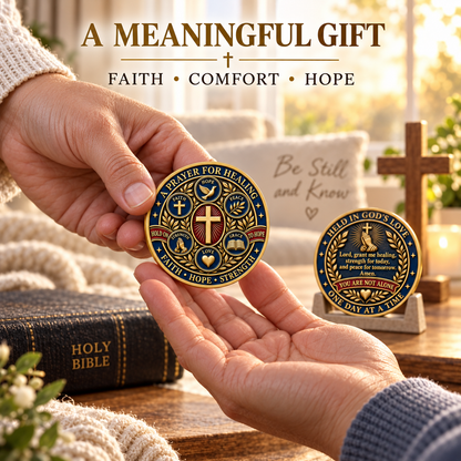 🎉🇺🇸 Limited Edition! 🔥Healing & Hope Faith Commemorative Coin