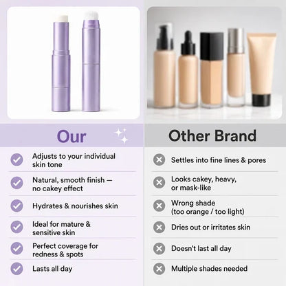 Korea 2 in 1 Color Changing Foundation Stick 🌟