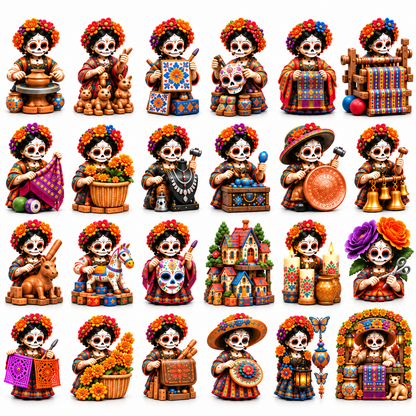 🔥24 Days of Handcrafted Tradition — Día de Muertos Marigold Makers Market Advent Calendar 2026