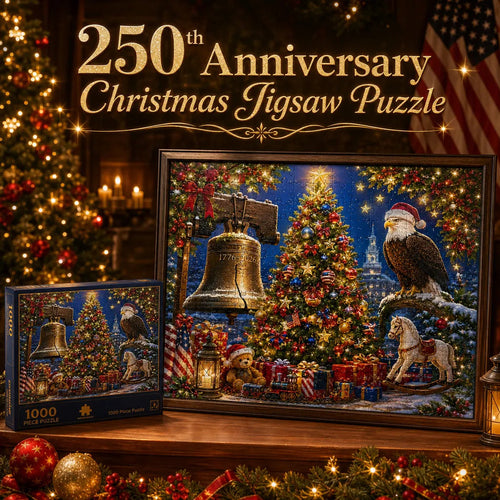🎉🎄 Limited Edition!🔥🦅 250th Anniversary Christmas Jigsaw Puzzle