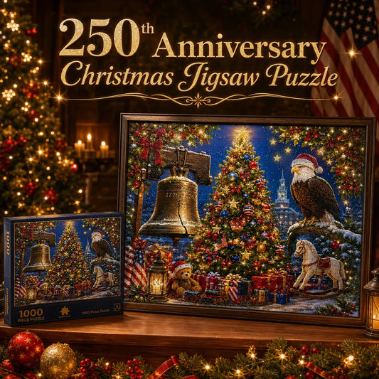 🎉🎄 Limited Edition!🔥🦅 250th Anniversary Christmas Jigsaw Puzzle
