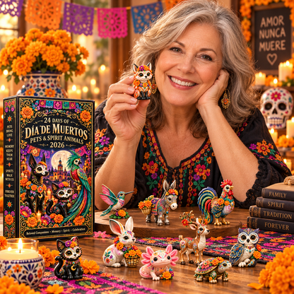 🎉🇺🇸 Limited Edition! 🔥Día de Muertos Pets & Spirit Animals Advent Calendar 2026