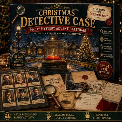 🎉🇺🇸 Limited Edition! 🔥🎁✨24-Day Mystery Adventure Advent Calendar Collection | 24 Clues, Hands-On Puzzles & One Final Reveal