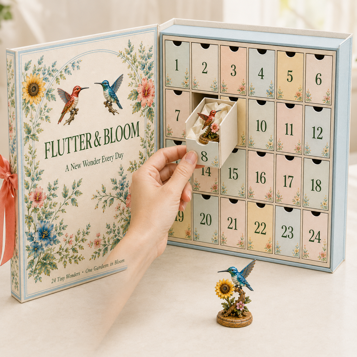 FLUTTER & BLOOM 24-Day Hummingbird Discovery Box
