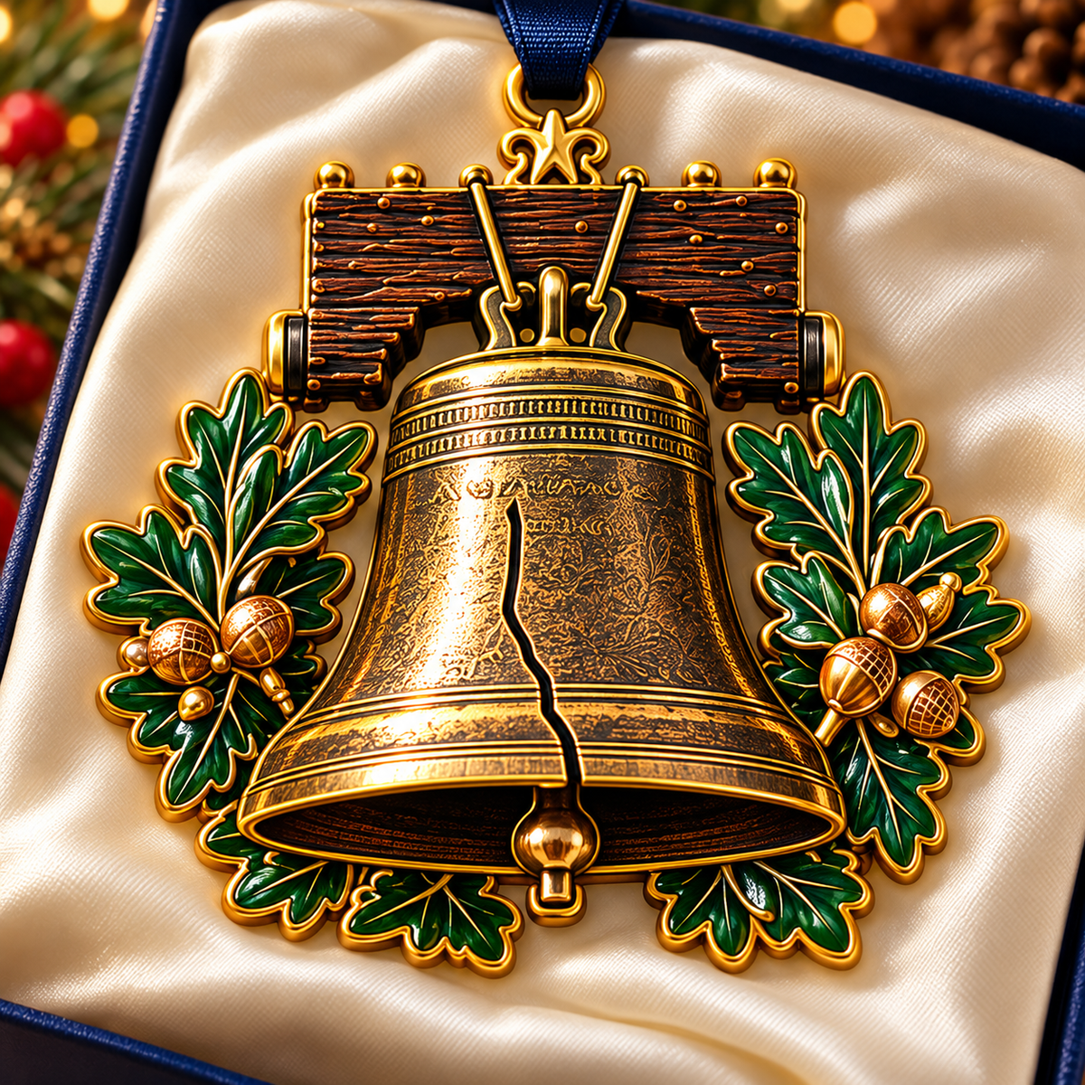 🎉🇺🇸 Limited Edition! 🔥American Eagle Heritage Christmas Ornament Collection