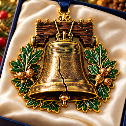 🎉🇺🇸 Limited Edition! 🔥American Eagle Heritage Christmas Ornament Collection