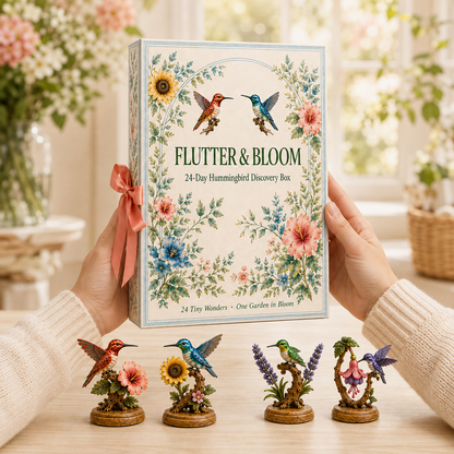 FLUTTER & BLOOM 24-Day Hummingbird Discovery Box