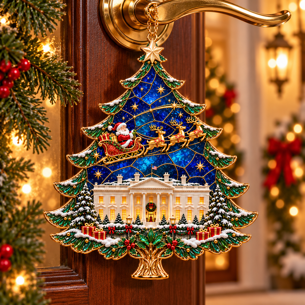 🎄 250th Anniversary Christmas Tree Ornament – 1776–2026 Keepsake