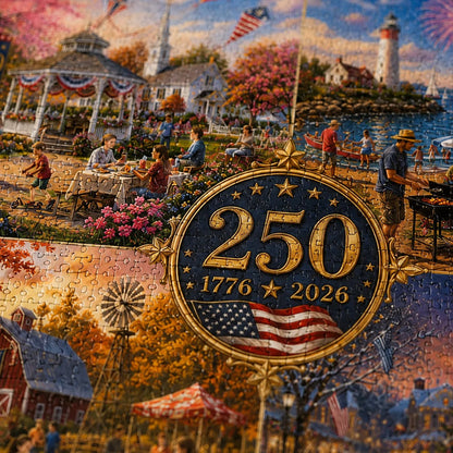 🎉🇺🇸 Limited Edition! 🔥🎄 United States 250th Anniversary Collector’s Edition Puzzle