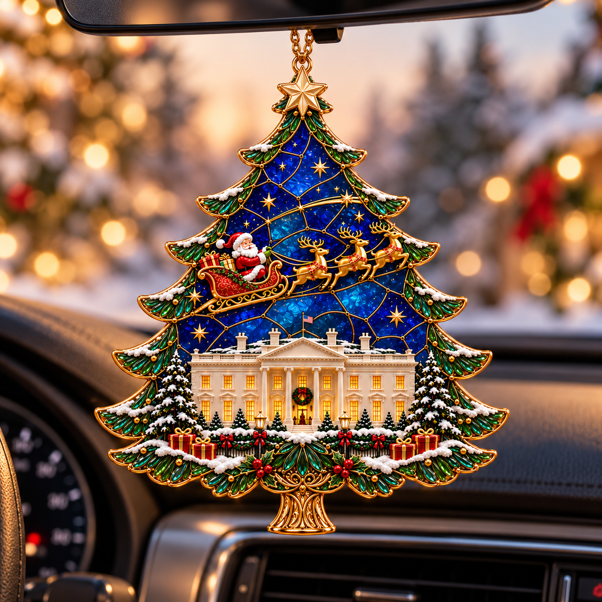 🎄 250th Anniversary Christmas Tree Ornament – 1776–2026 Keepsake
