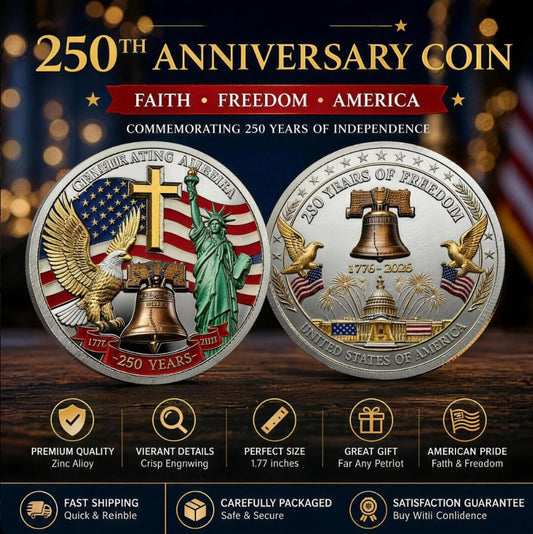 🎉🇺🇸 Limited Edition!🔥🔥United States 250th Anniversary Coin