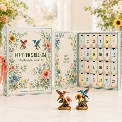 FLUTTER & BLOOM 24-Day Hummingbird Discovery Box