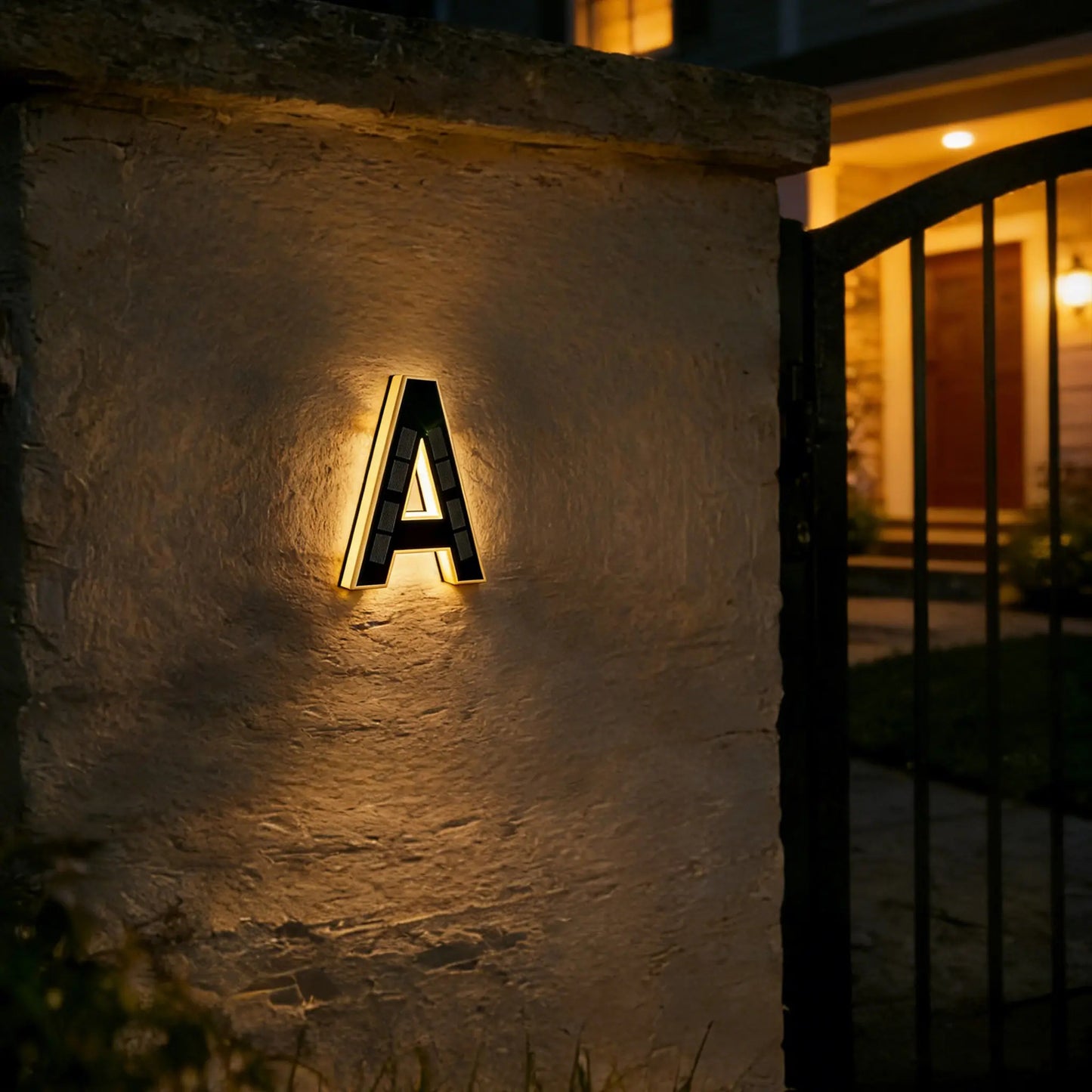 Never Miss a Delivery Again – Solar LED House Numbers (Waterproof & Auto-Illuminated at Night)